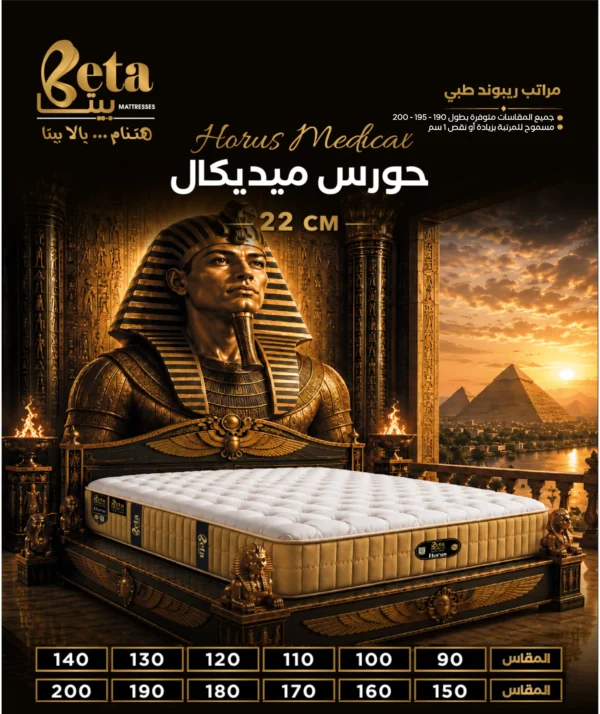مربتة حورس ميديكال 22سم - ريبوند طبي | Horus